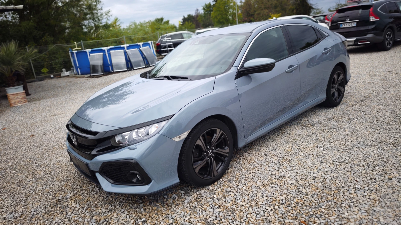 Honda Civic МОДЕРНО СИВО/АДАПТИВЕН DISTRONIK/СЛЕДИ ПЪТ и ЗНАЦИ, снимка 1