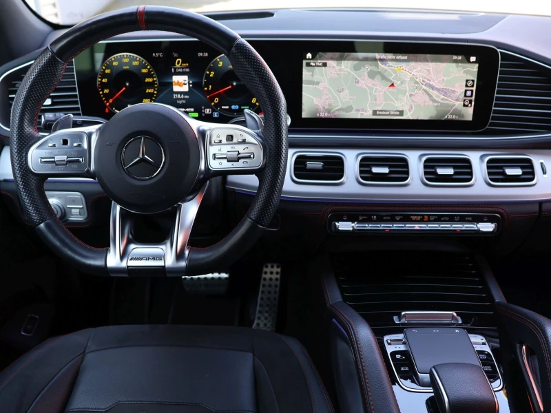 Mercedes-Benz GLE 53 4MATIC AMG/435HP/NIGHT/360/HUD/22&#39;&#39;/AMBI/450v, снимка 9 - Автомобили и джипове - 50345690