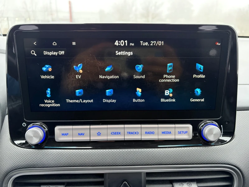 Hyundai Kona 64KW/SOH100%/BLUELINK , снимка 11 - Автомобили и джипове - 53072919