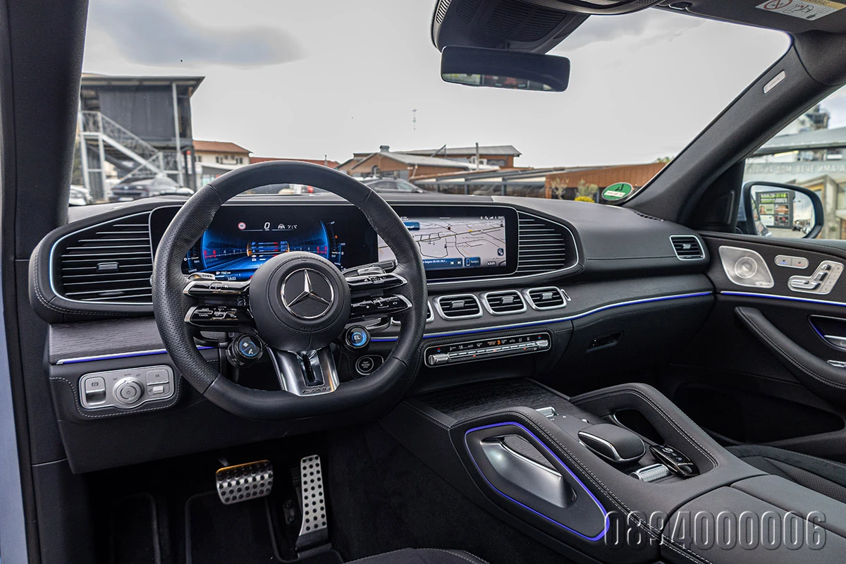 Mercedes-Benz GLE 53 4MATIC PLUG IN HYBRID FACELIFT DESIGNO BURM PANO ОБДУХВ, снимка 9 - Автомобили и джипове - 54151780