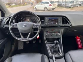 Seat Leon 1.6TDI 105кс * NAVI* Подгрев* КОЖА* FULL LED* , снимка 12