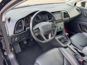 Seat Leon 1.6TDI 105кс * NAVI* Подгрев* КОЖА* FULL LED* , снимка 11
