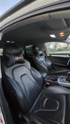 Audi A4 LED дневни, затопляне на седалки, Кожа, снимка 12
