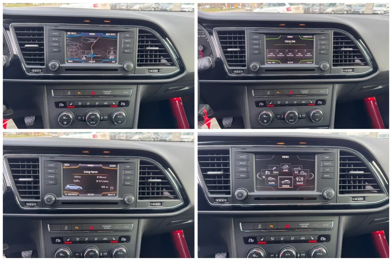 Seat Leon 1.6TDI 105кс * NAVI* Подгрев* КОЖА* FULL LED* , снимка 14 - Автомобили и джипове - 53021875