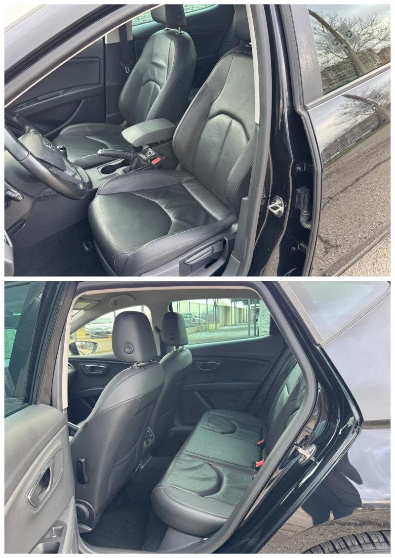 Seat Leon 1.6TDI 105кс * NAVI* Подгрев* КОЖА* FULL LED* , снимка 13 - Автомобили и джипове - 53021875