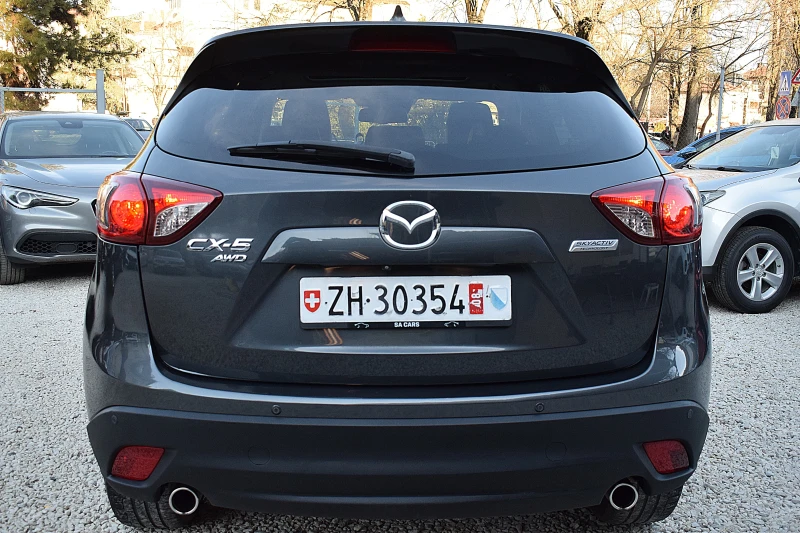 Mazda CX-5 2.2ШВЕЙЦАРИЯ/4x4/АВТОМАТИК/КОЖА/НАВИ/LANE ASSIST, снимка 5 - Автомобили и джипове - 49397288