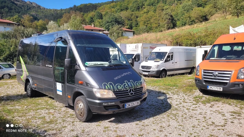 Mercedes-Benz Sprinter 616 25M, 2 КЛИМАТИКА, ТЕЛМА, АВТОМ.ВРАТА, снимка 13 - Бусове и автобуси - 47709739