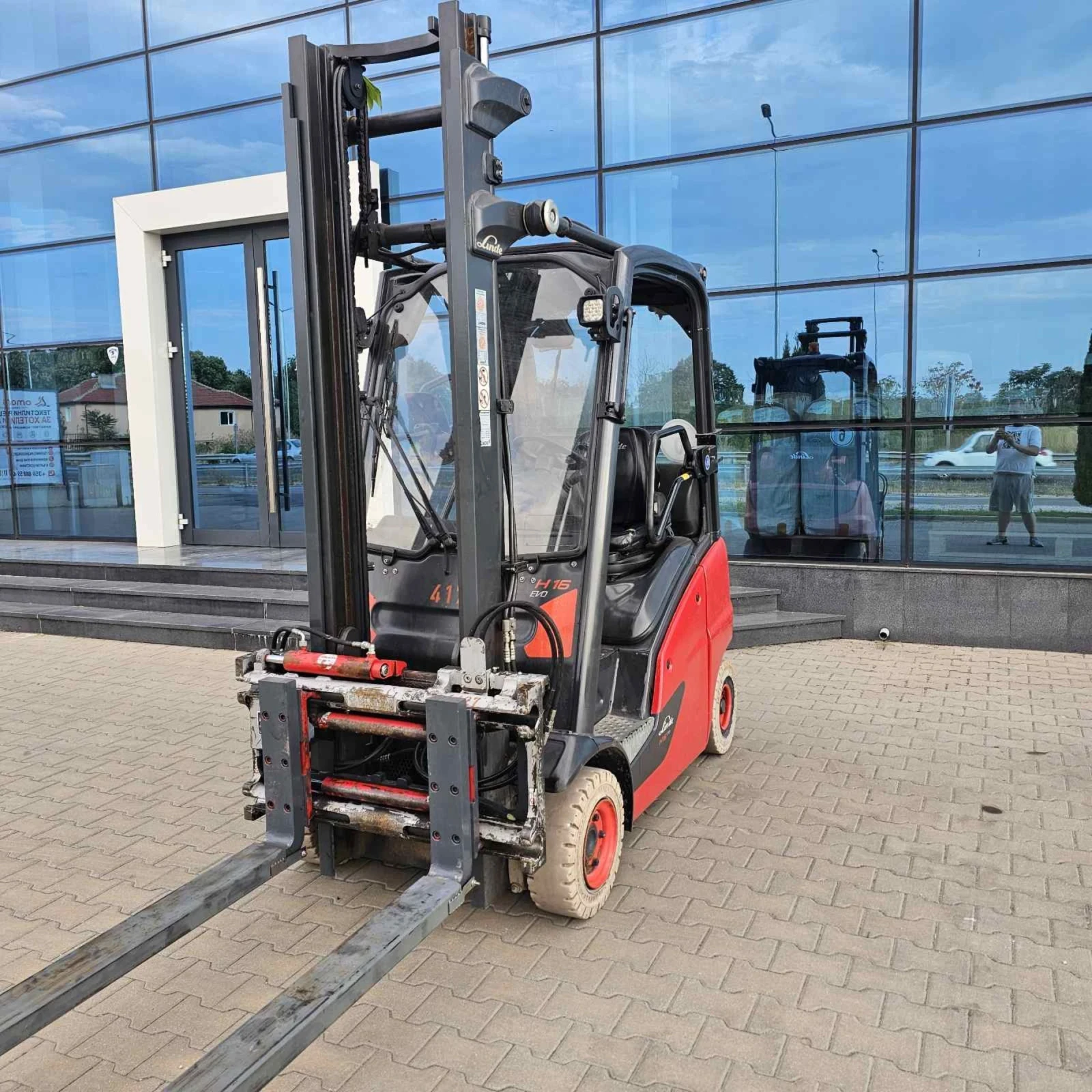 Мотокар Linde, снимка 4 - Индустриална техника - 54957727