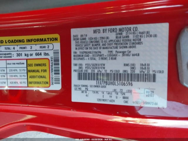 Ford Mustang PREMIUM, снимка 9 - Автомобили и джипове - 54078738