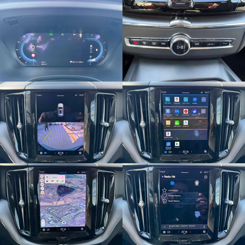 Volvo XC60 197ps* Hybrid* Nardo* LED* НАВИ* КАМЕРА* , снимка 14 - Автомобили и джипове - 52152366