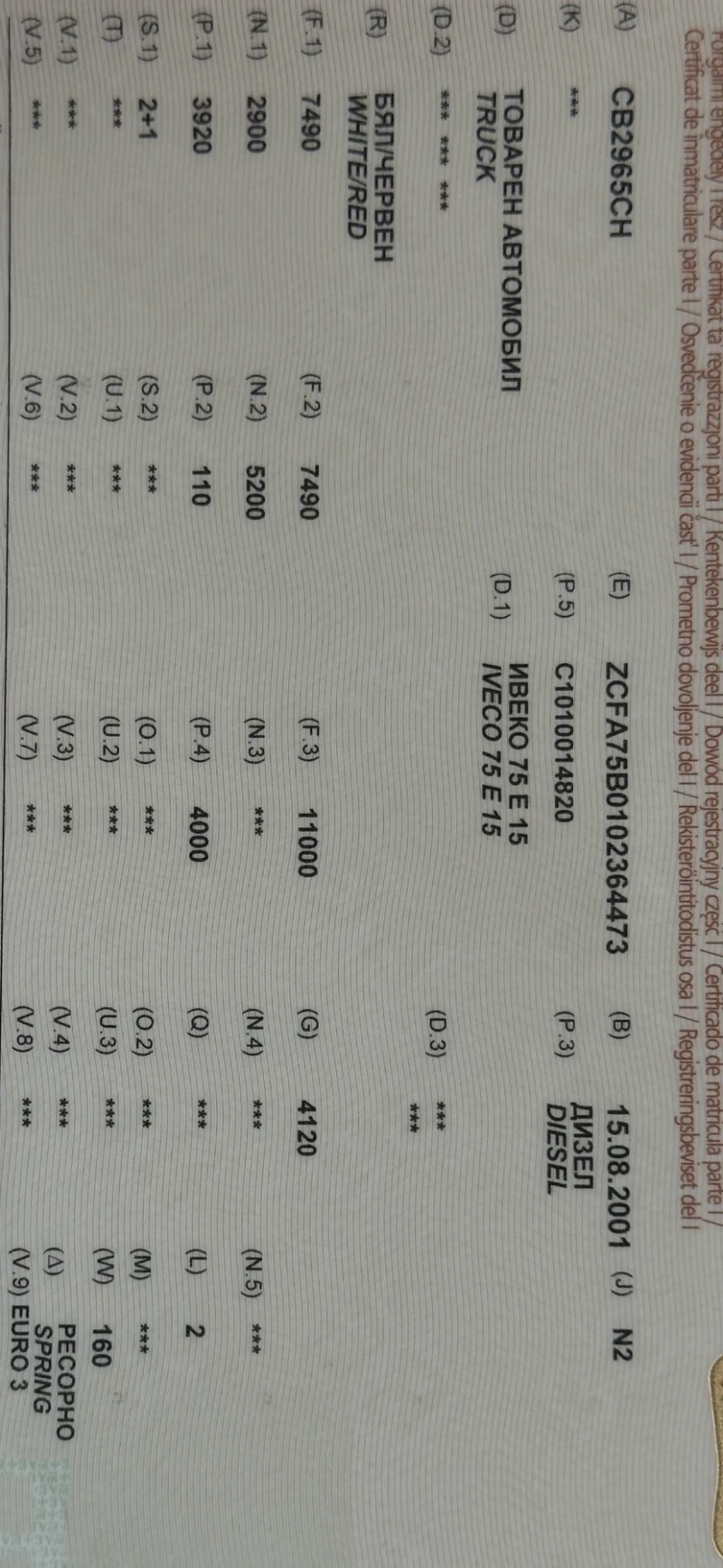 Iveco 75e15, снимка 11 - Камиони - 52620631