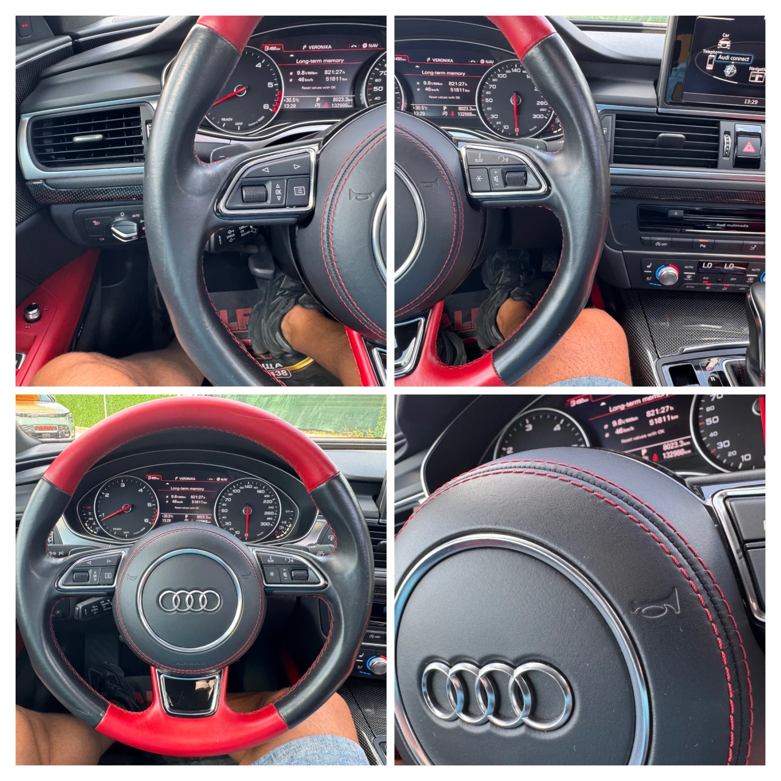 Audi A7 S7/132000км/3.0bi-TURBO/AUDI EXCLUSIVE/ГЕНЕРАЦИЯ//, снимка 14 - Автомобили и джипове - 56007388