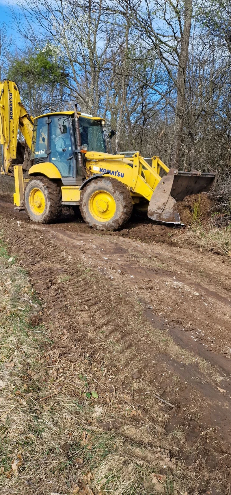 Багер Komatsu WB97S, снимка 8 - Индустриална техника - 52406123