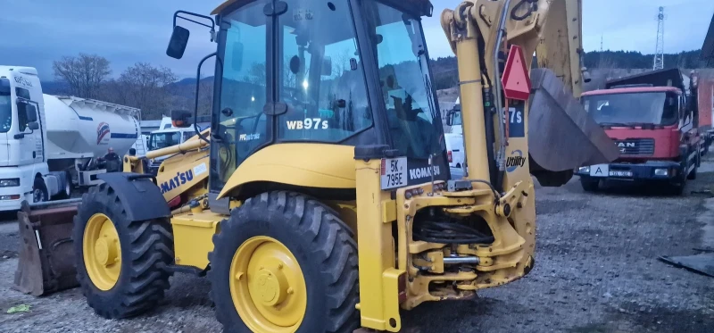 Багер Komatsu WB97S, снимка 4 - Индустриална техника - 52406123