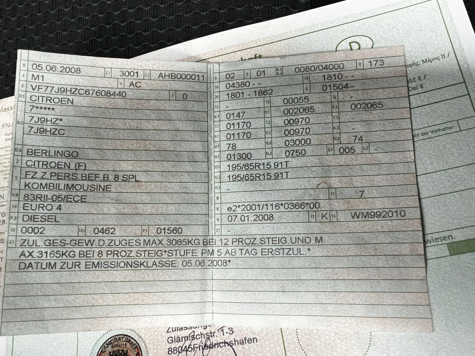 Citroen Berlingo 1.6D, снимка 13 - Автомобили и джипове - 54216323