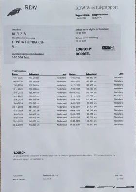 Honda Cr-v 2.0 i-VTEC 4x4  Пълна сервизна история от Хонда! , снимка 17