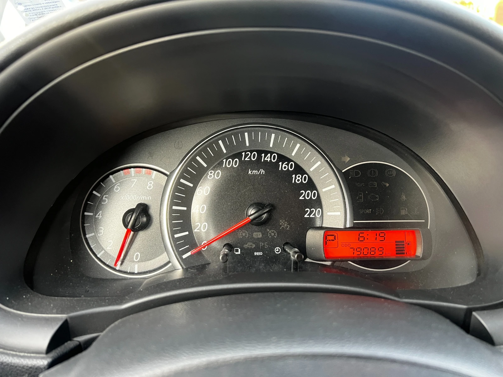 Nissan Micra 1.2i AUT/�� ��/79000��./������/EURO-5B | Mobile.bg � ����������� 9