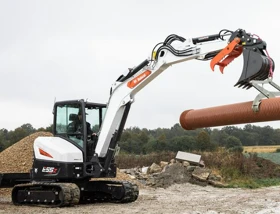 Багер Bobcat Е55z, снимка 1