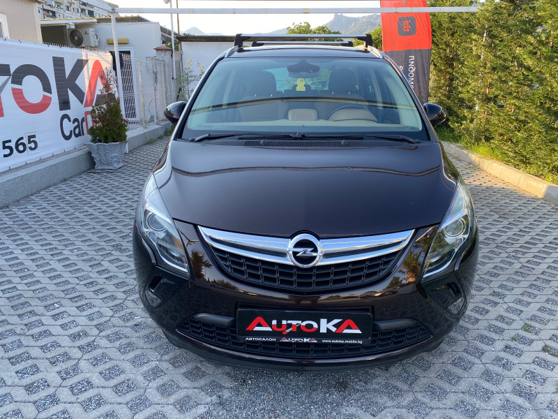 Opel Zafira 1.6i-150кс= 7МЕСТА= COSMO= NAVI= УНИКАТ!!, снимка 1 - Автомобили и джипове - 46280555