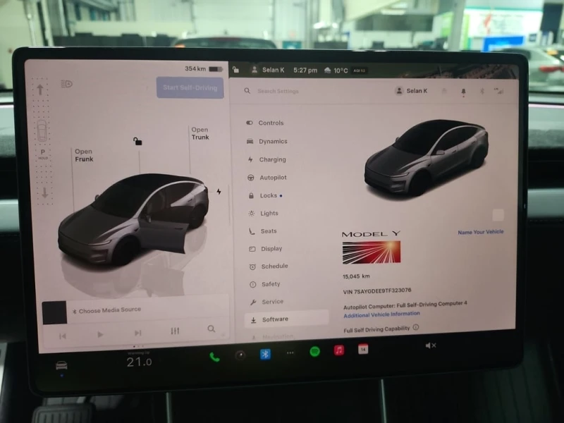 Tesla Model Y * LONG RANGE * CARFAX * БЕЗ ПЪРВОНАЧАЛНА ВНОСКА, снимка 9 - Автомобили и джипове - 53154192