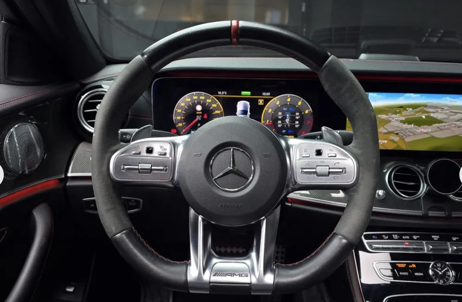 Mercedes-Benz E 53 AMG 4MATIC PLUS* Подгрев* ОБДУХВАНЕ* 360* HUD* Blind S, снимка 12 - Автомобили и джипове - 54221629