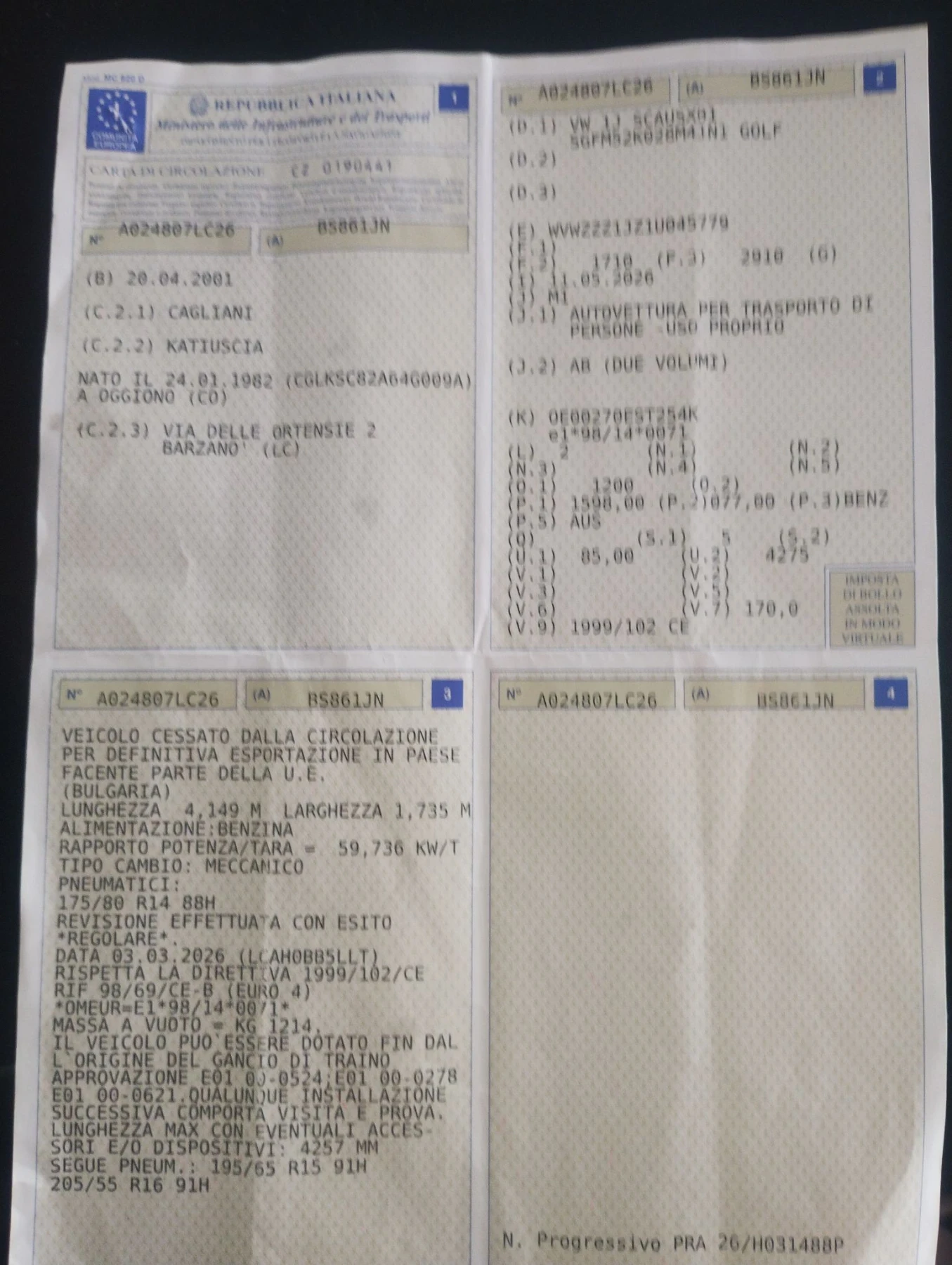 VW Golf 4, снимка 7 - Автомобили и джипове - 55977651
