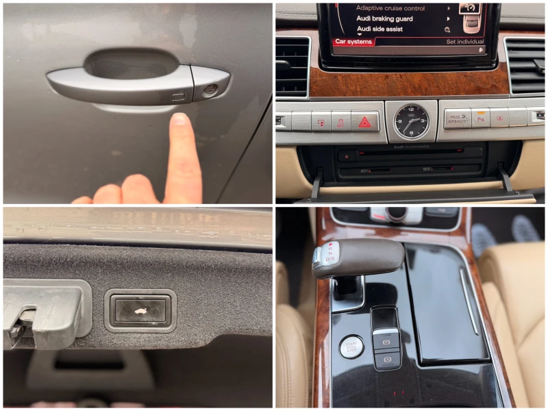 Audi A8 4.2TDI= QUATTRO= 3XTV= EXCLUSIVE= DISTRONIC= BOSE=, снимка 17 - Автомобили и джипове - 52368184