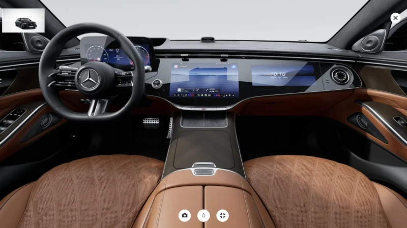 Mercedes-Benz S 450 d Long 4Matic AMG New = MGT Conf= Manufactur Gold, снимка 11 - Автомобили и джипове - 53562401