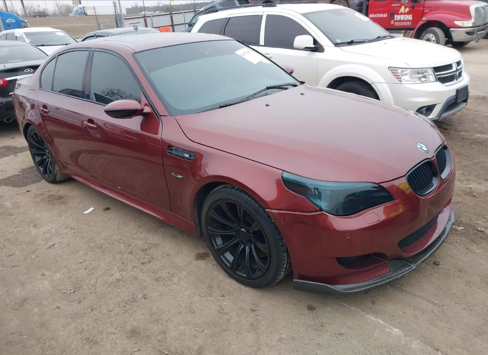 BMW M5 V10* ВИНЕНОЧЕРВЕН* ФИКС.ЦЕНА* СЕРВИЗНАИСТОРИЯ*  | Mobile.bg — изображение 1
