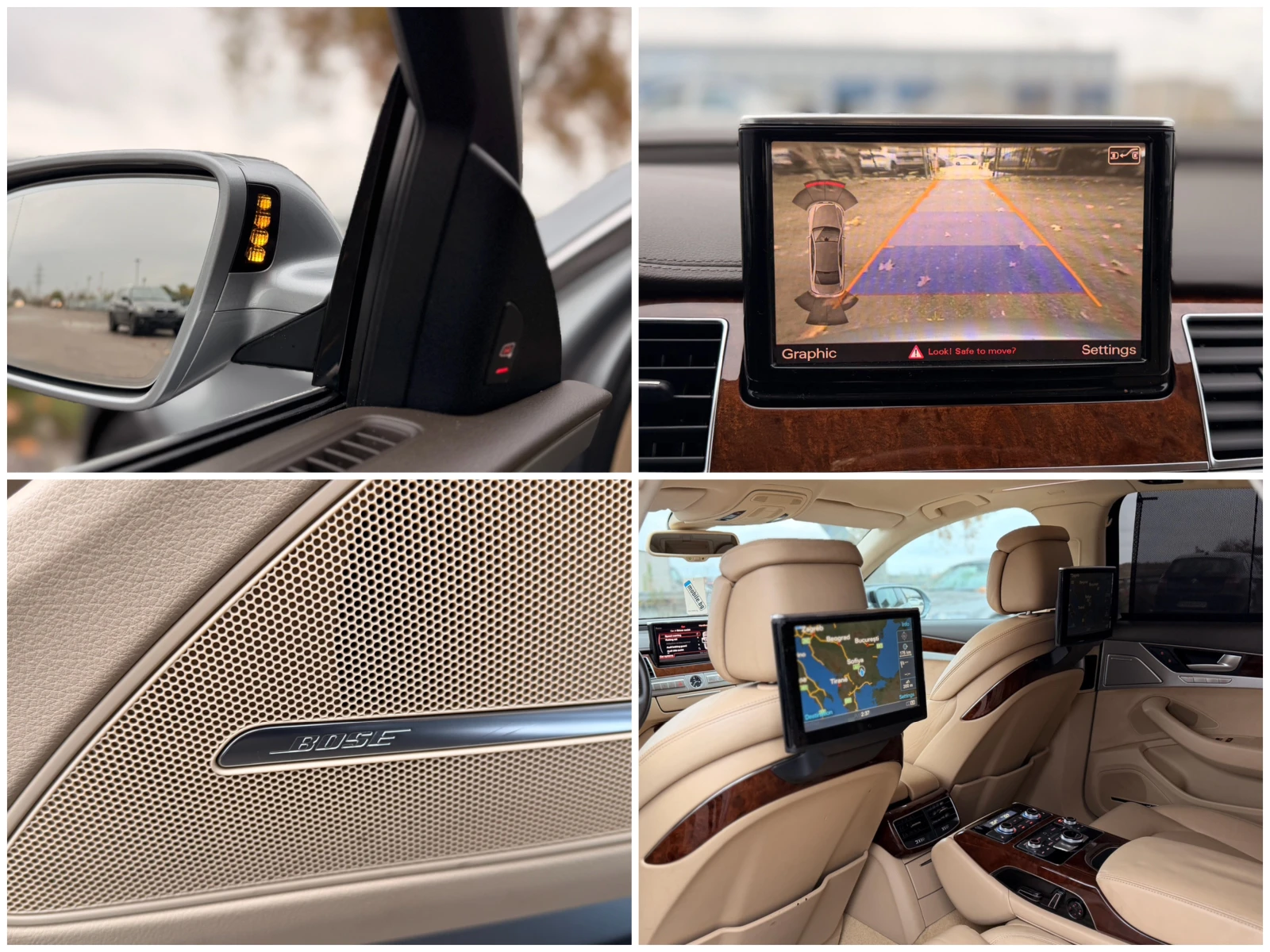 Audi A8 4.2TDI= QUATTRO= 3XTV= EXCLUSIVE= DISTRONIC= BOSE= | Mobile.bg   15