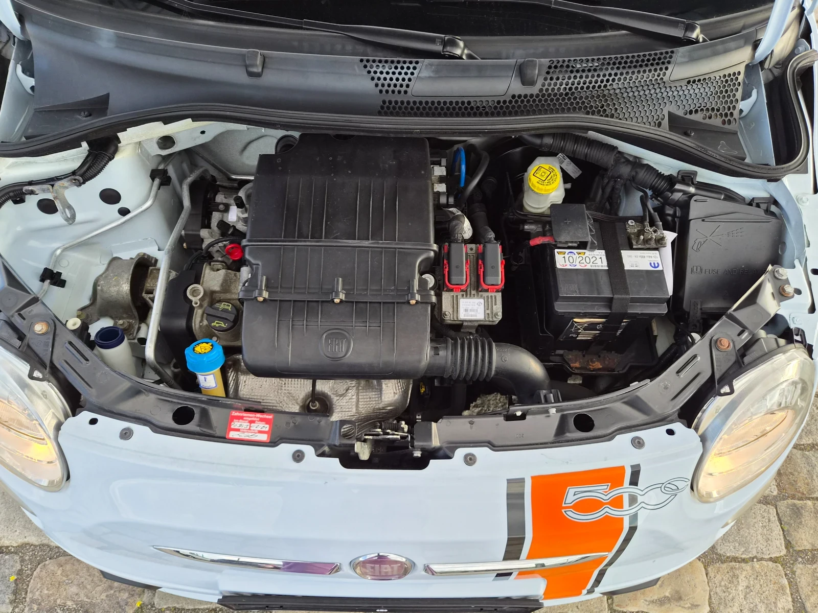 Fiat 500 CABRIO 1.2i EURO 5, снимка 14 - Автомобили и джипове - 54296339