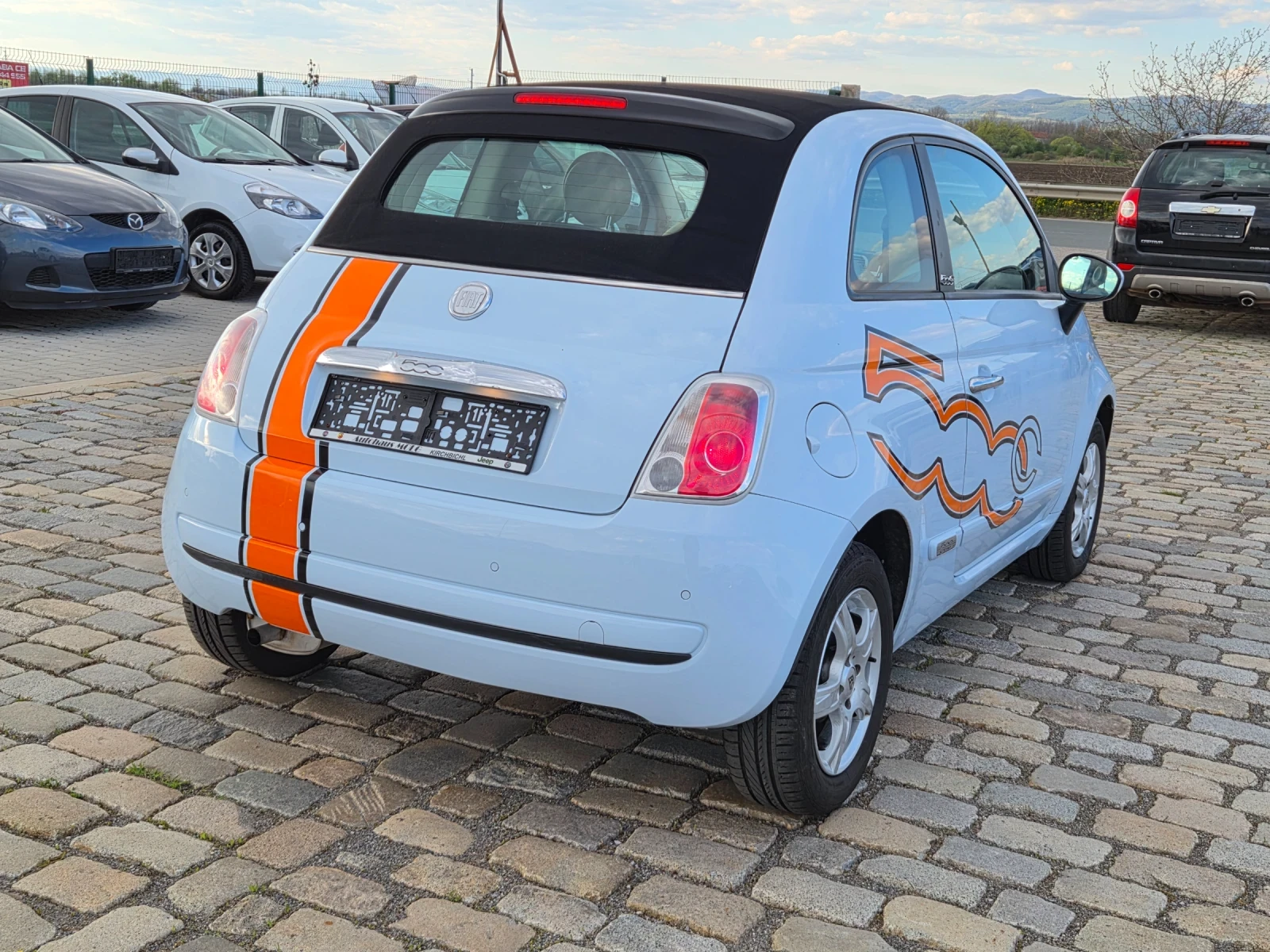 Fiat 500 CABRIO 1.2i EURO 5, снимка 6 - Автомобили и джипове - 54296339