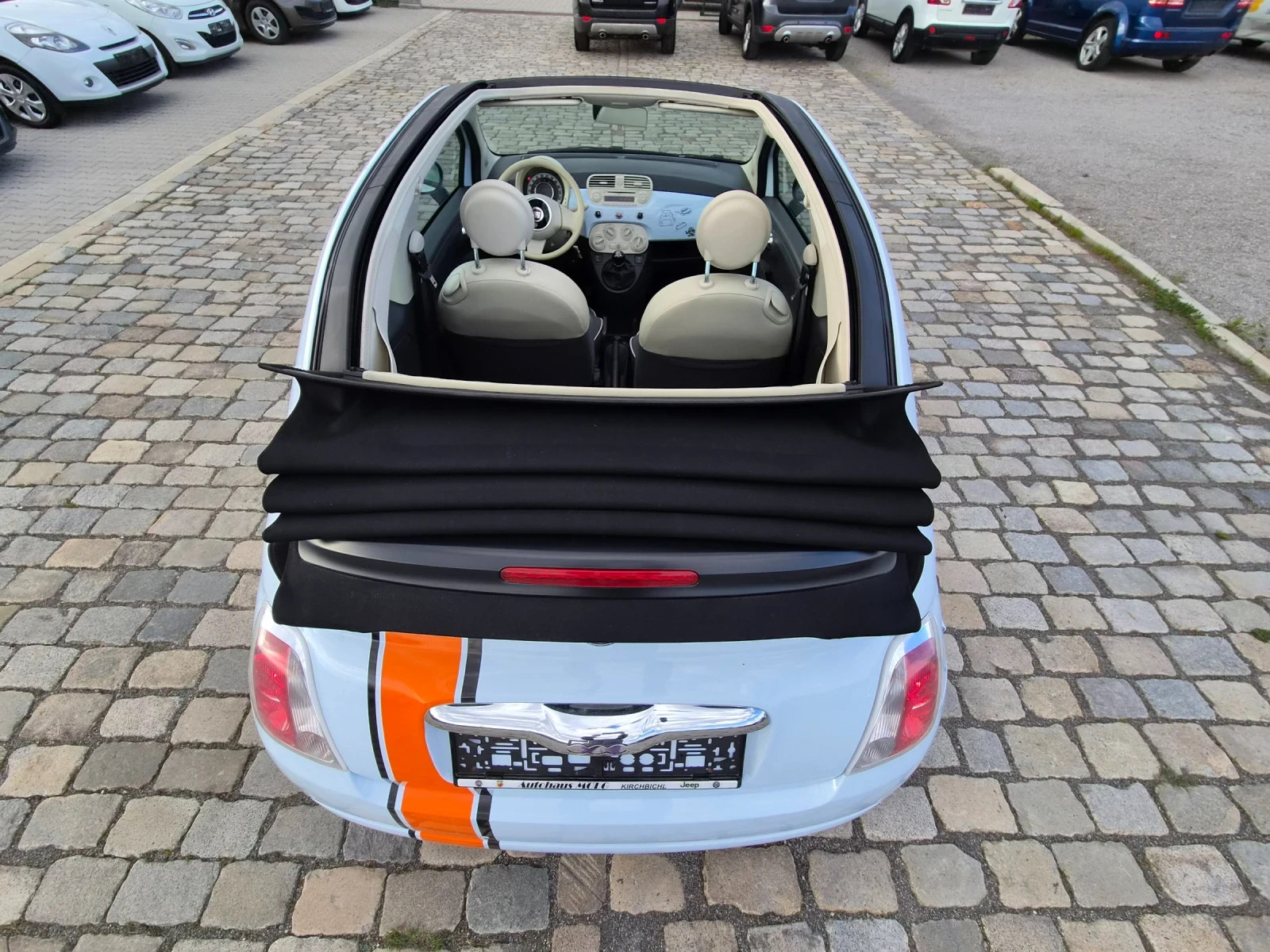 Fiat 500 CABRIO 1.2i EURO 5, снимка 8 - Автомобили и джипове - 54296339