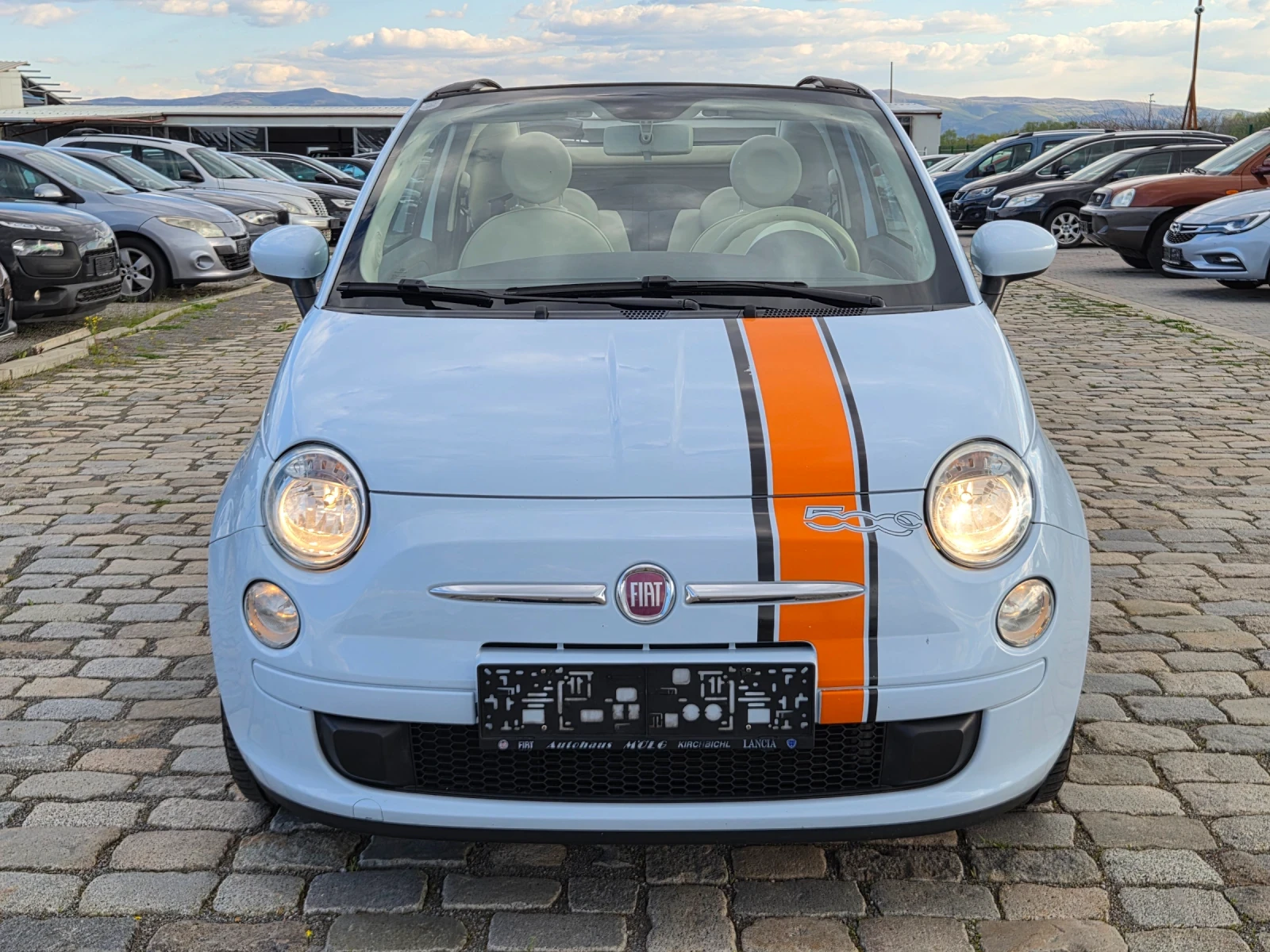 Fiat 500 CABRIO 1.2i EURO 5, снимка 2 - Автомобили и джипове - 54296339