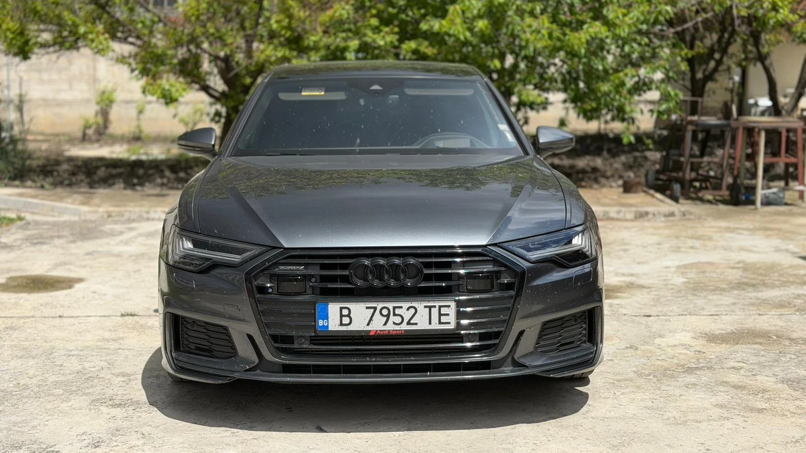 Audi A6 Завиващ заден мост.