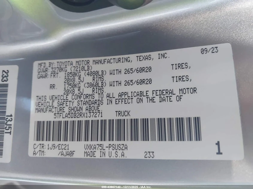 Toyota Tundra 3.4L V-6 DI, DOHC, VVT, TURBO, 389HP 4X4 Drive | Mobile.bg � ����������� 9