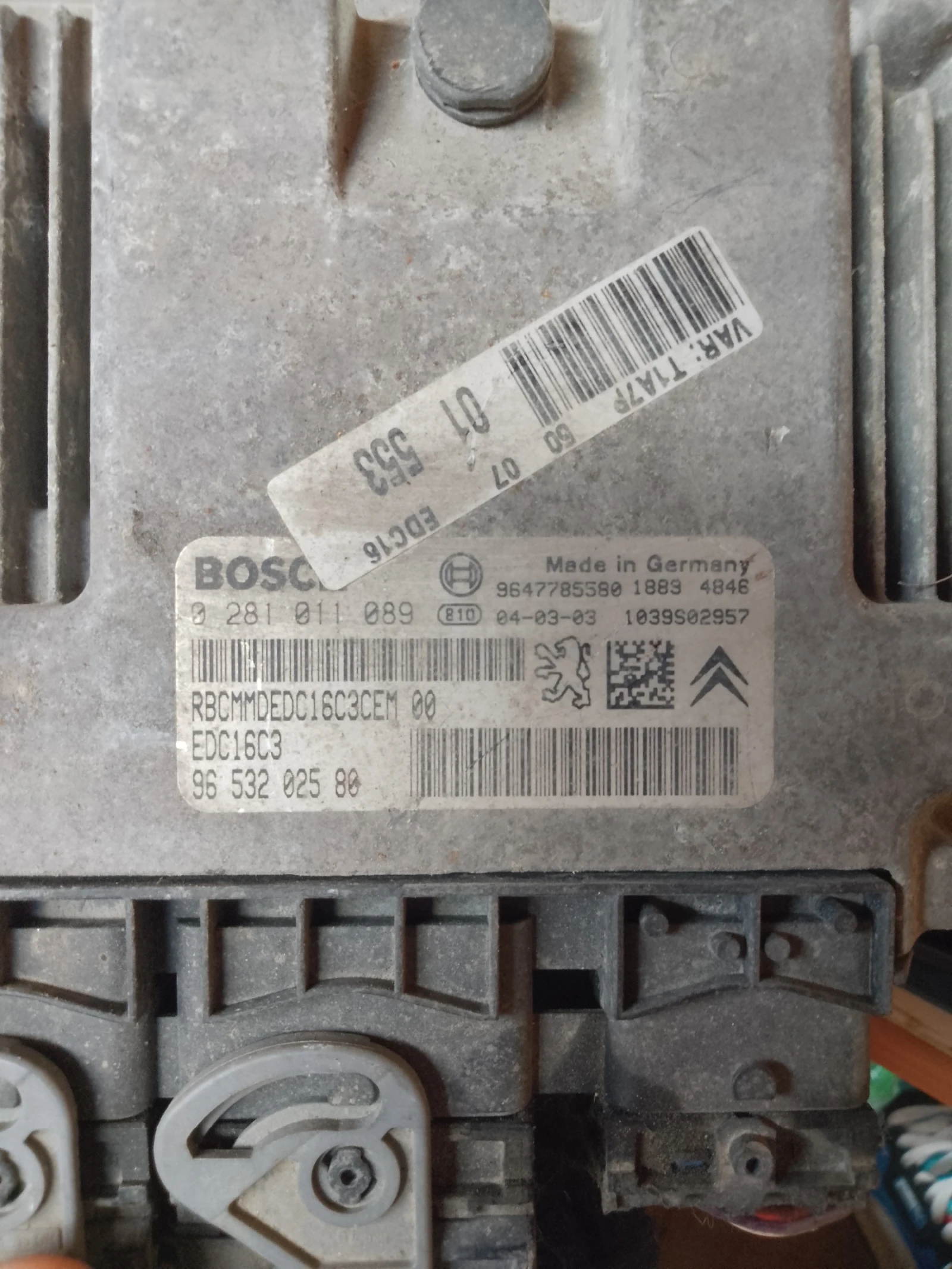 9653202580,EDC16C3,0261011089 | Mobile.bg   1