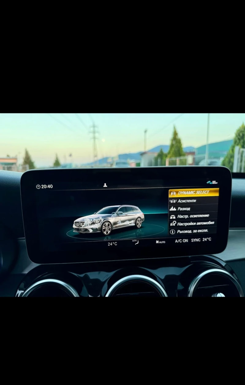 Mercedes-Benz C 220 AMG NIGHT EDITION  4MATIC , снимка 9 - Автомобили и джипове - 52393678