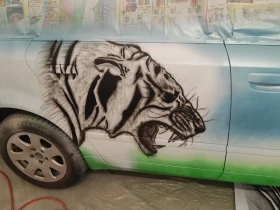 Audi A4 Рисувана!!!, снимка 13