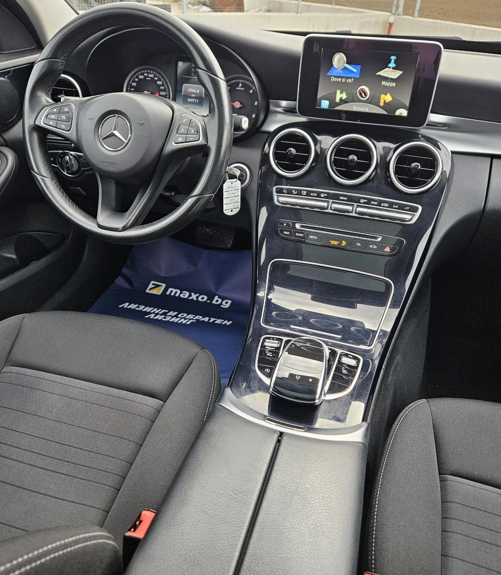 Mercedes-Benz C 200 Amg design Панорама Евро6, снимка 12 - Автомобили и джипове - 53866506