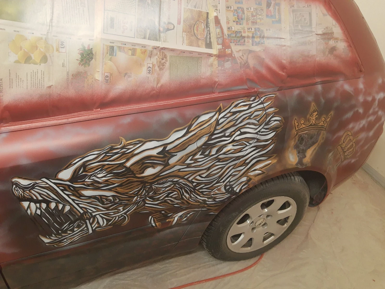 Audi A4 Рисувана!!!, снимка 11 - Автомобили и джипове - 54047287