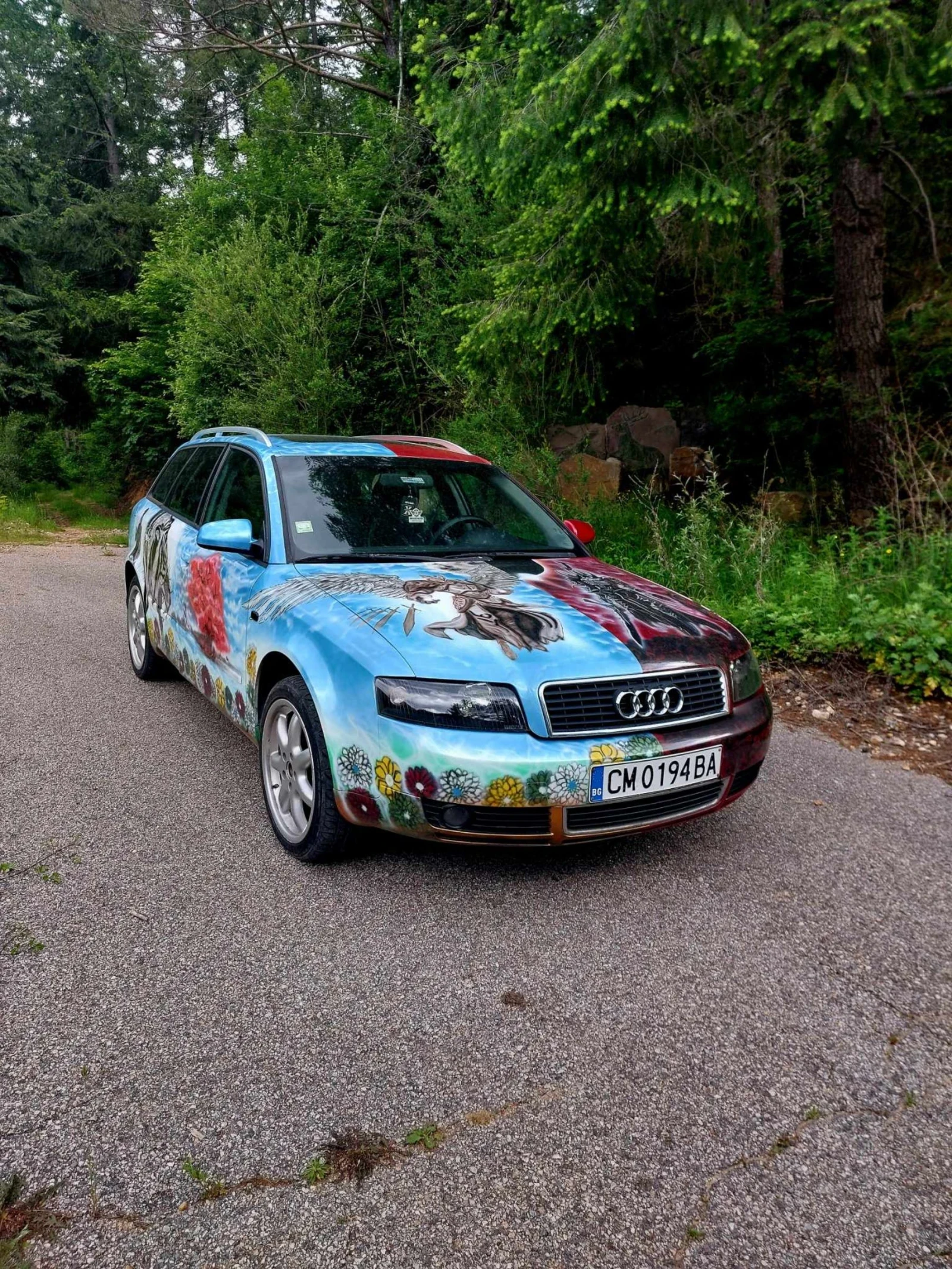 Audi A4 Рисувана!!!, снимка 3 - Автомобили и джипове - 54047287