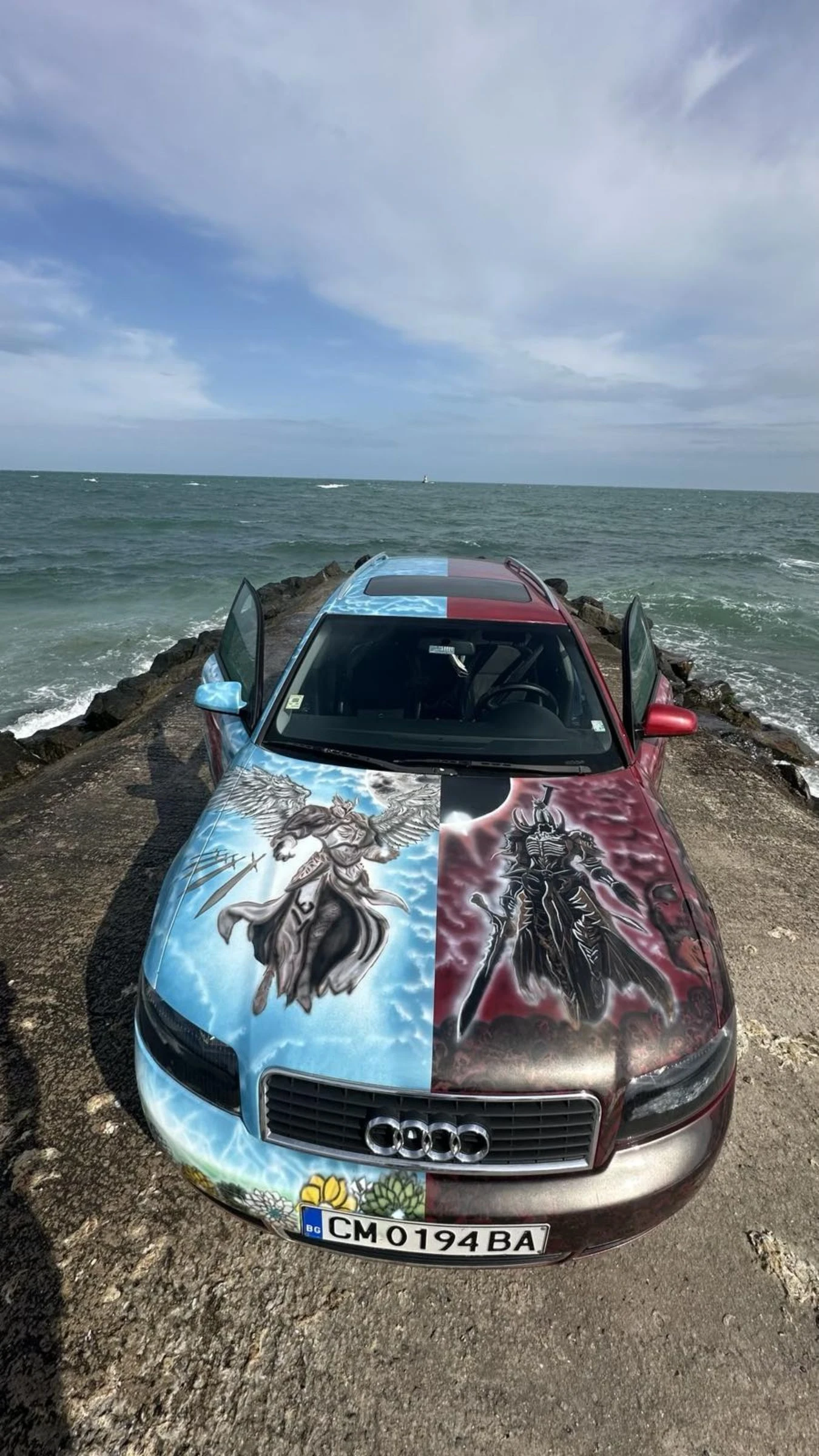 Audi A4 Рисувана!!!, снимка 8 - Автомобили и джипове - 54047287