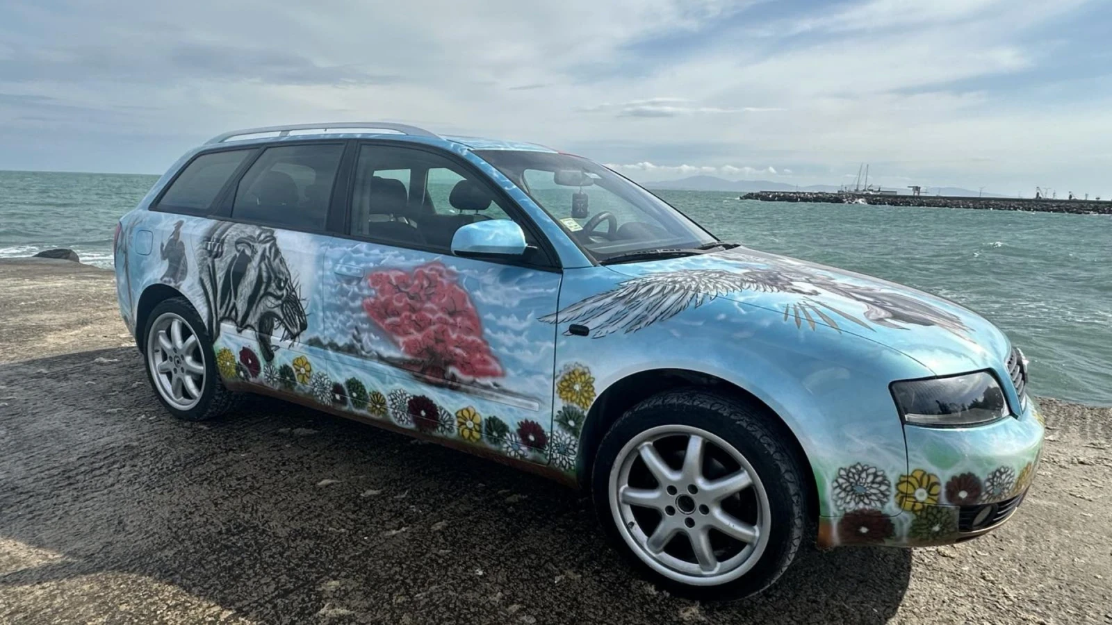 Audi A4 Рисувана!!!, снимка 7 - Автомобили и джипове - 54047287