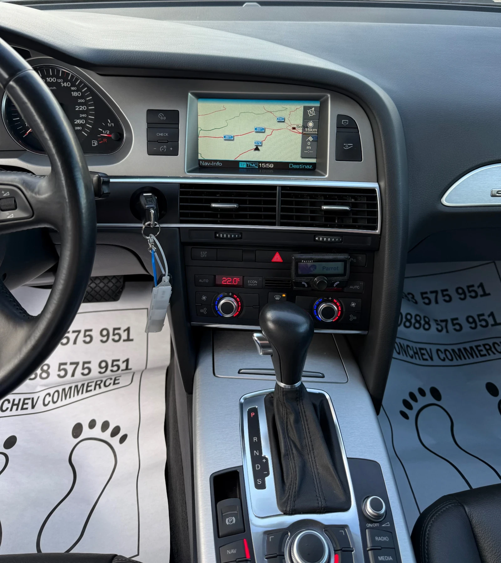 Audi A6 3.0-TDI-quattro-186.000km-КАТО ЧИСТО НОВА-КОЖА-ЛЮК, снимка 10 - Автомобили и джипове - 54702647