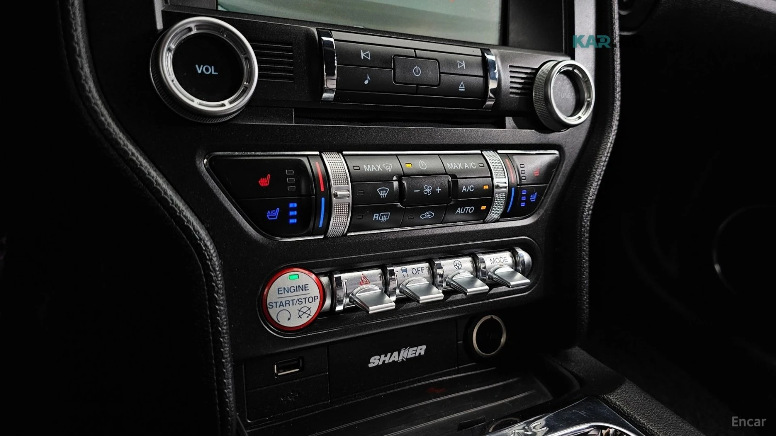 Ford Mustang 2.3* ПОДГРЕВ* ОБДУХВАНЕ* NAVI* КОЖА* CARBON, снимка 15 - Автомобили и джипове - 55139110