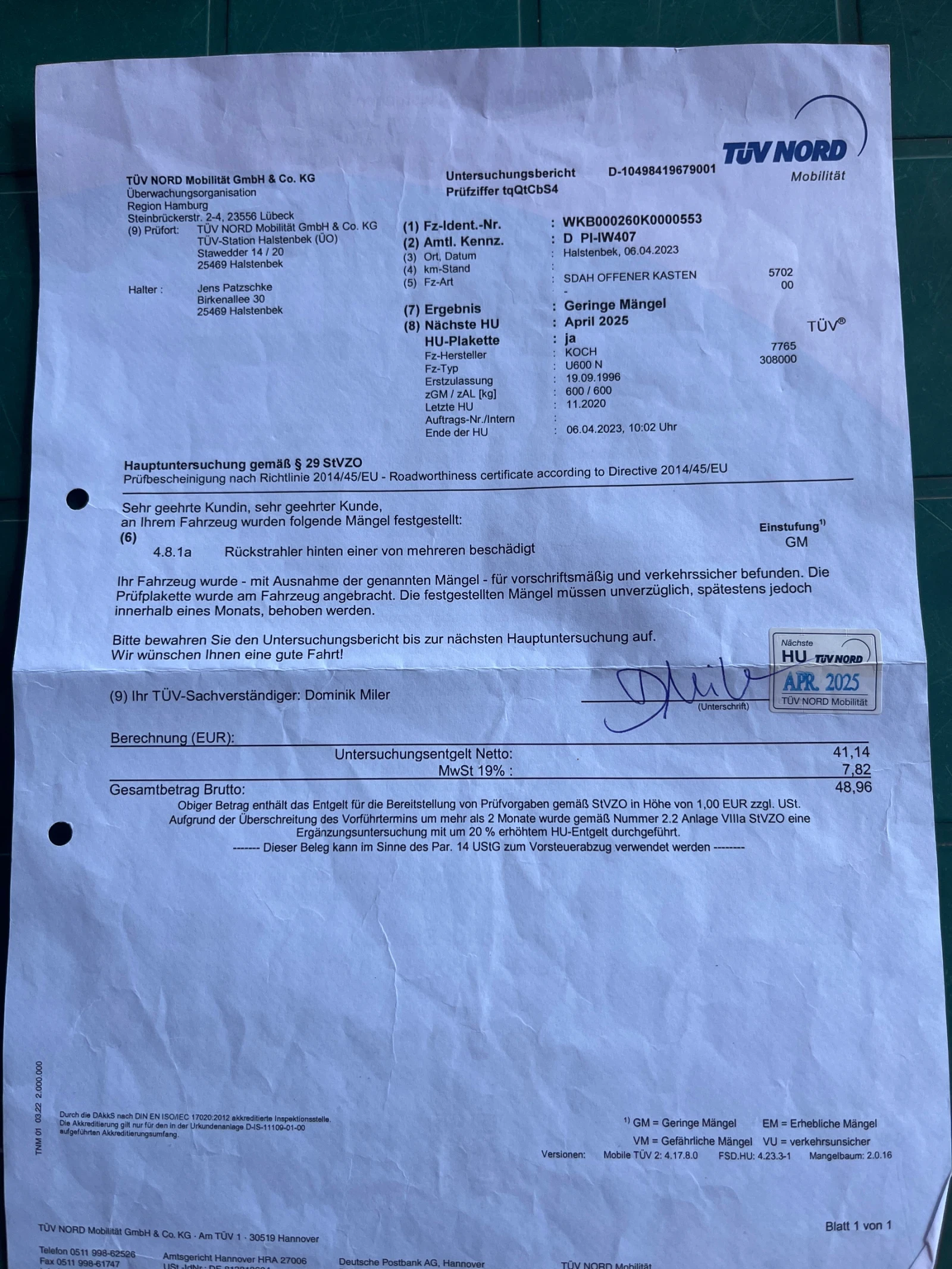 За автомобил Други Hersteller Koch Germany, снимка 5 - Ремаркета - 55258557