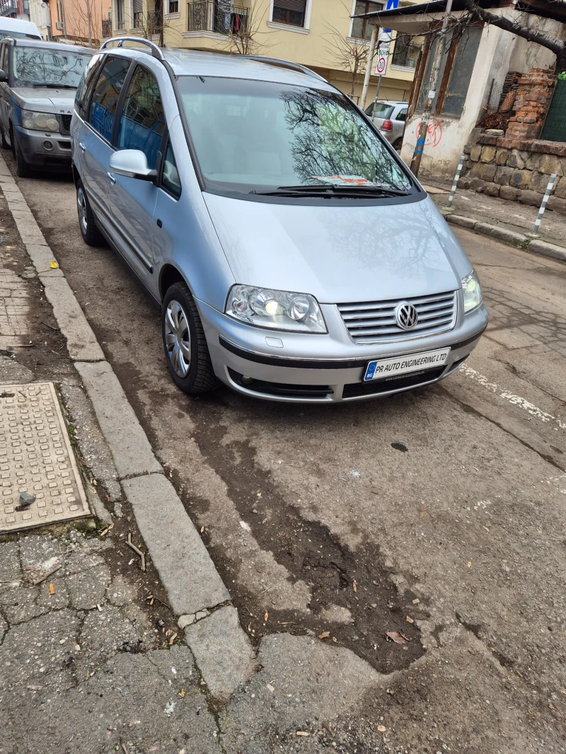 VW Sharan 2 8 V6 ГАЗ БЕНЗИН facelift ГЕРМАНИЯ 6+ 1, снимка 1 - Автомобили и джипове - 49121036