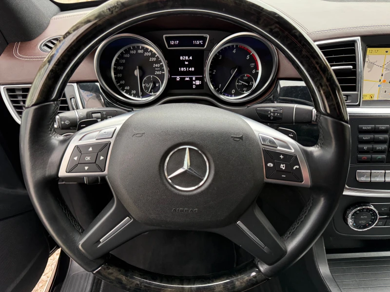 Mercedes-Benz ML 350 DESIGNO EDITION 1* AMG* ОБДУХВАНЕ* ПОДГРЕВ* ПЕЧКА, снимка 15 - Автомобили и джипове - 52431536
