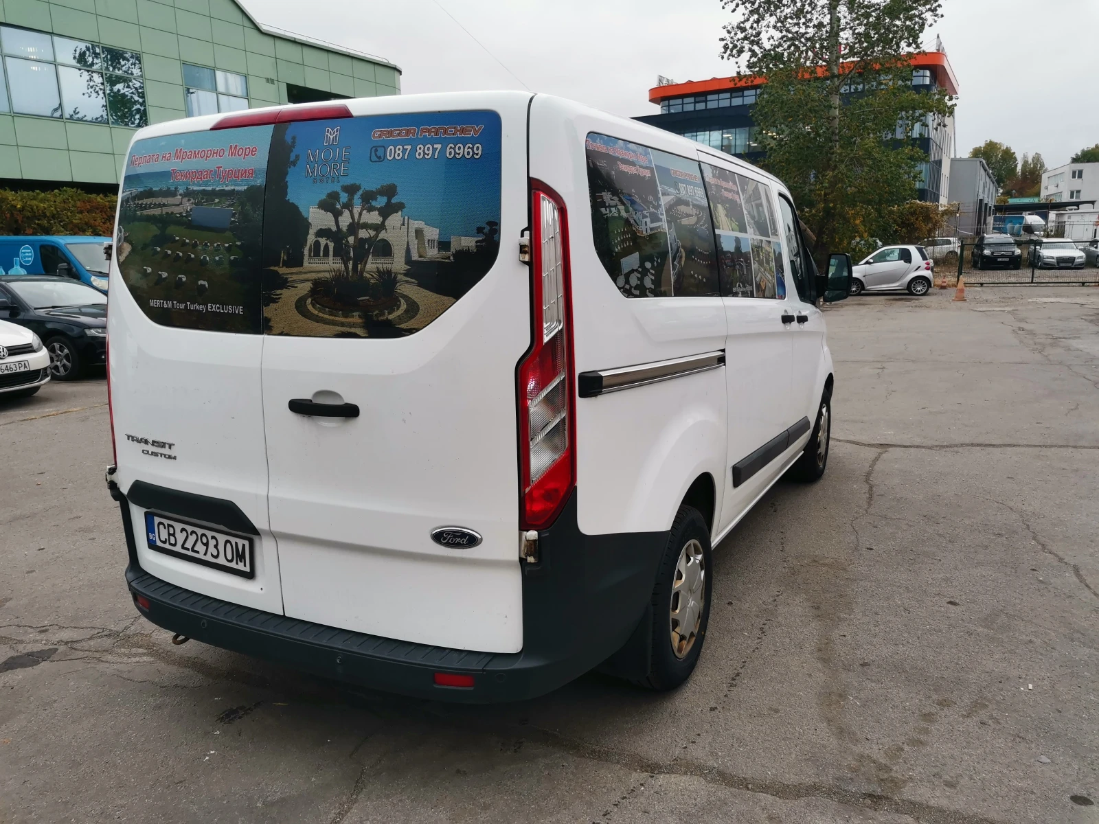 Ford Transit Custom 8+ 1, снимка 4 - Бусове и автобуси - 56680263